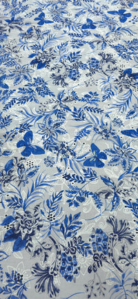 Embroidered Cotton Floral Fantasy