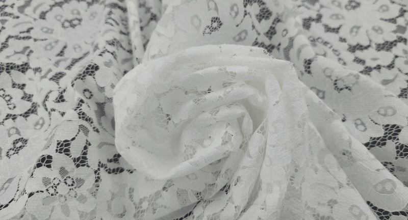 Embroidered Lace Enchanted Story Ivory