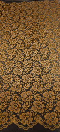 Floral Lace Antique Gold