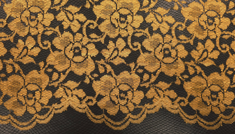 Floral Lace Antique Gold
