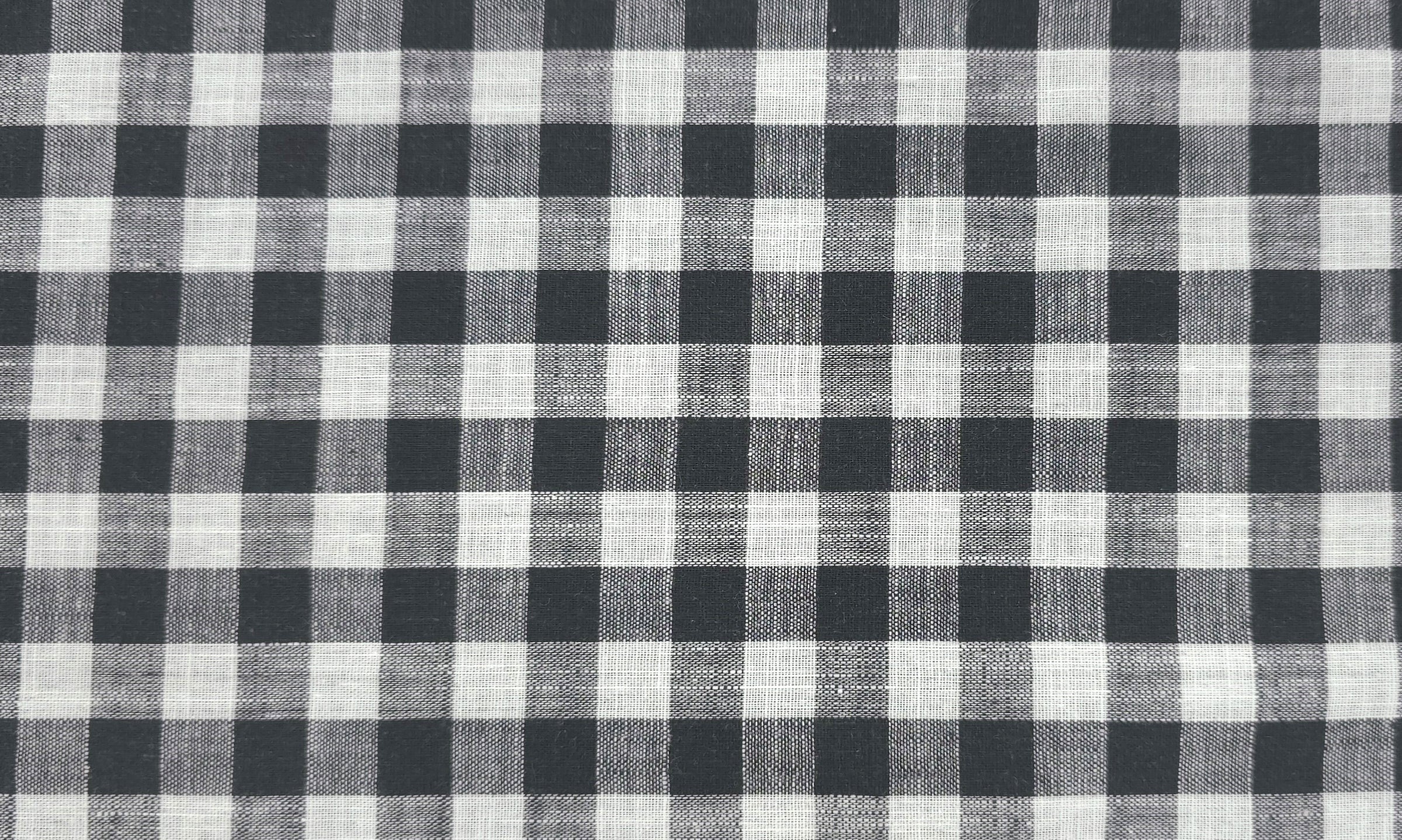 Gingham Black