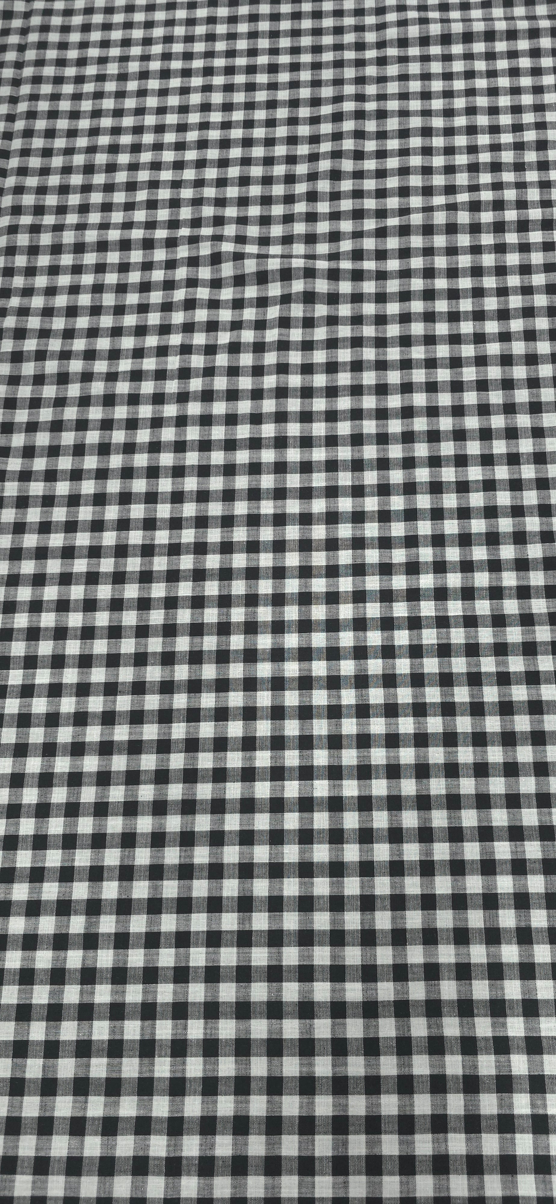 Gingham Black