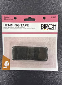 Hemming Tape Black 20mm x 5m