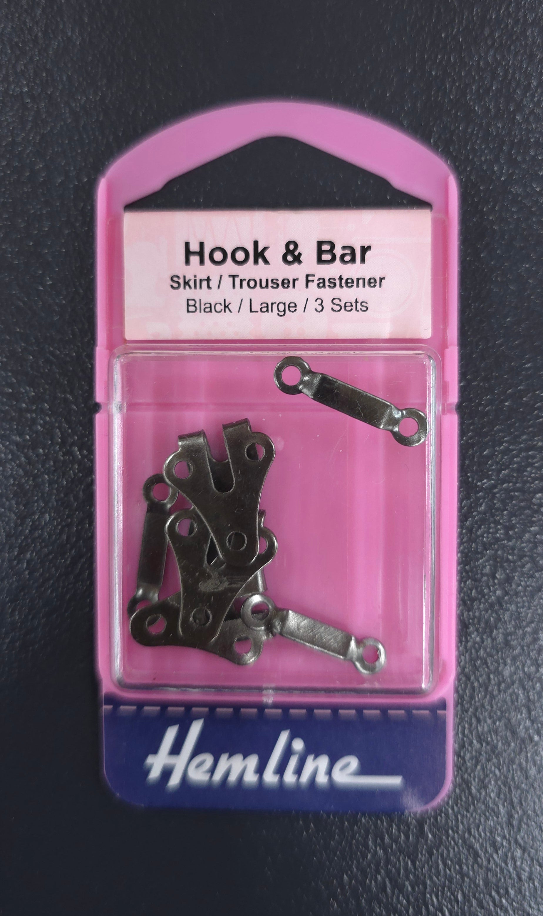 Hook & Bar Black Large