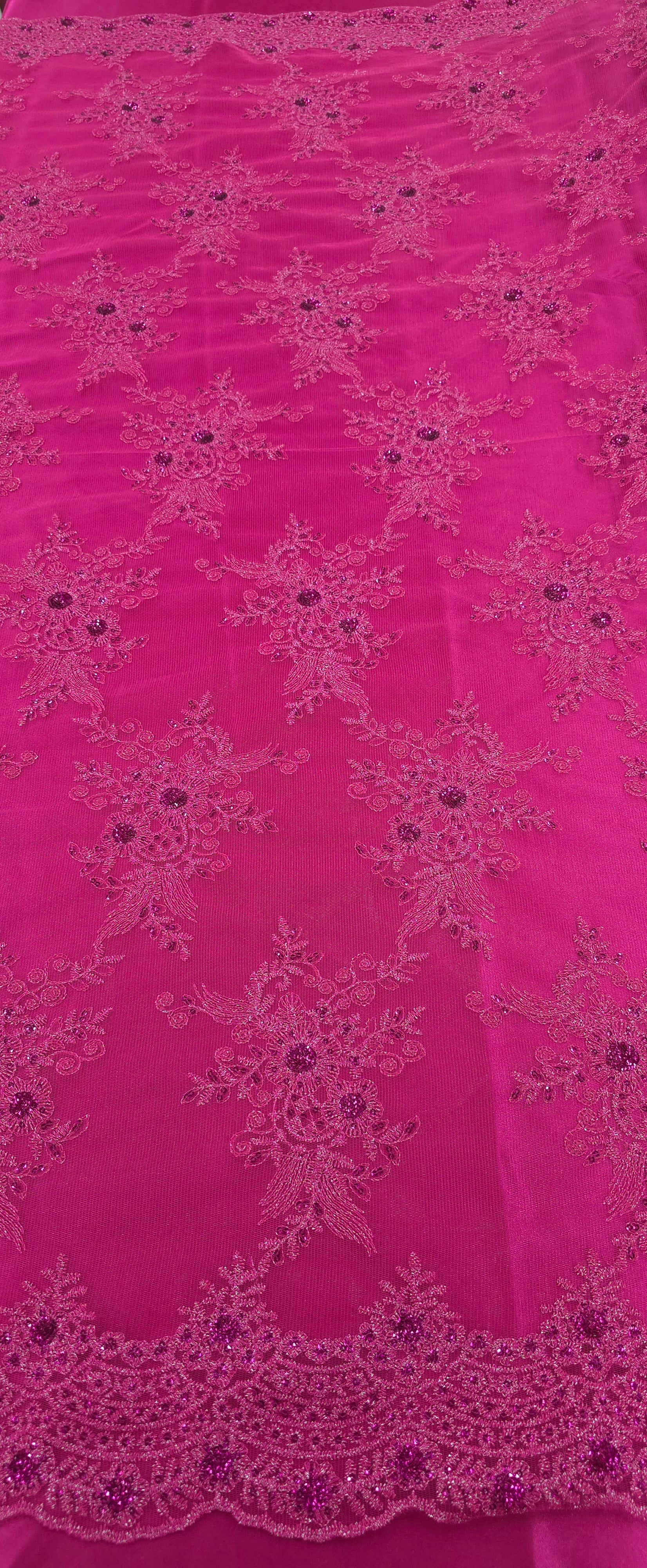 Jewel Lace Fuschia