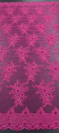 Jewel Lace Fuschia