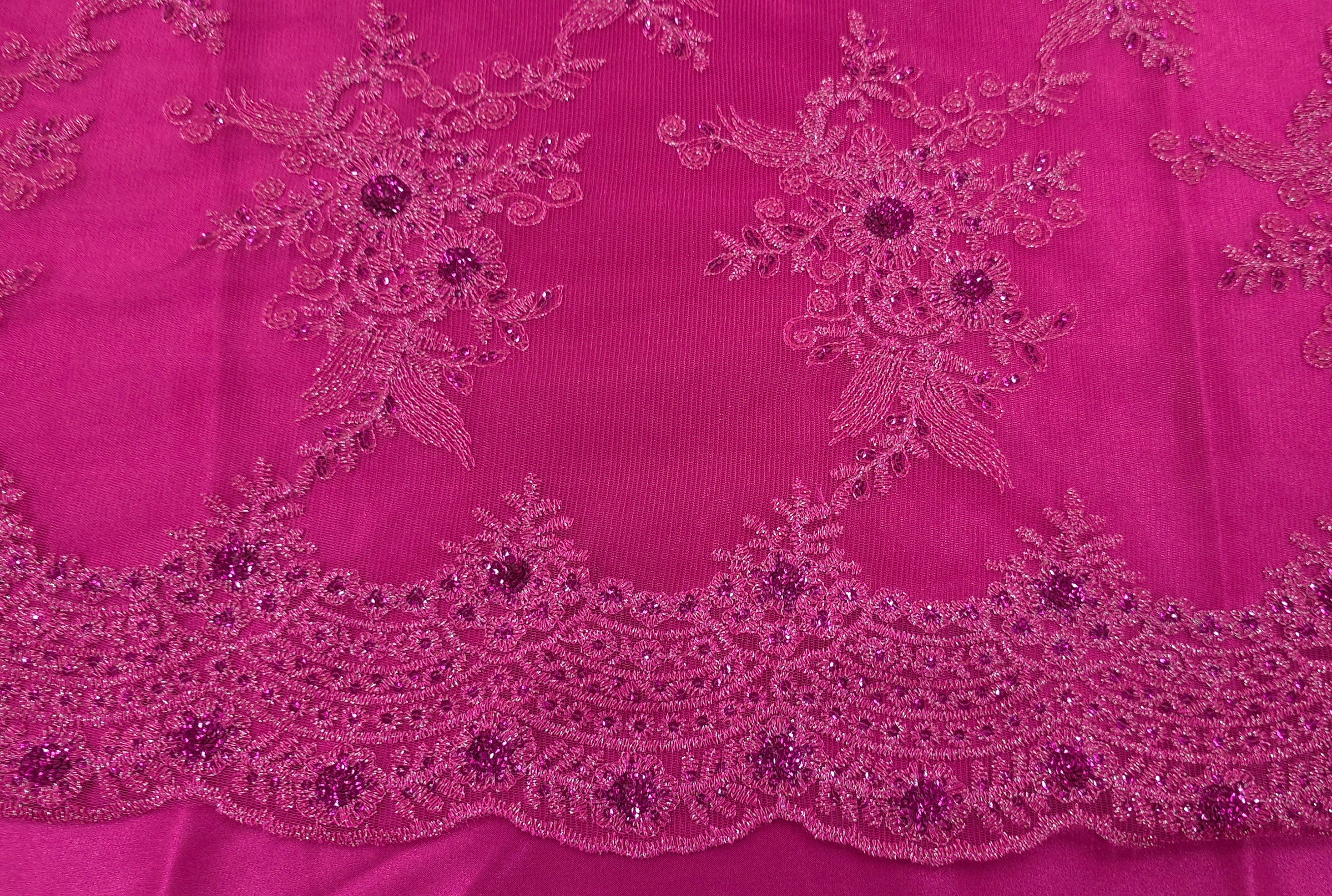 Jewel Lace Fuschia
