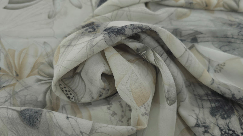 Lightweight Woven Polyester Spandex Midnight Mirage