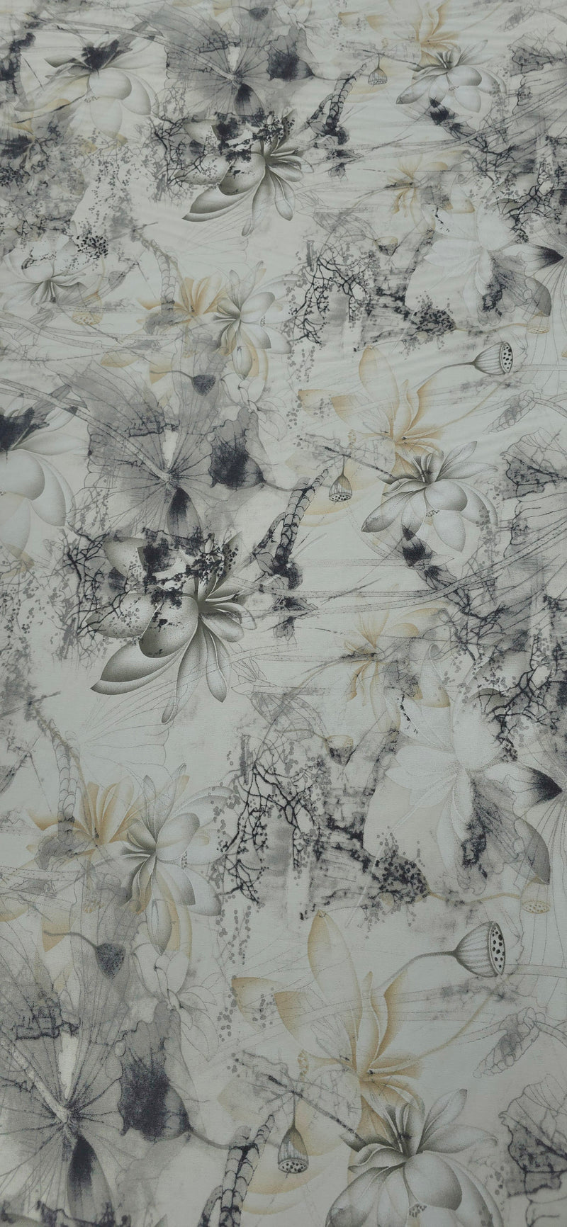 Lightweight Woven Polyester Spandex Midnight Mirage