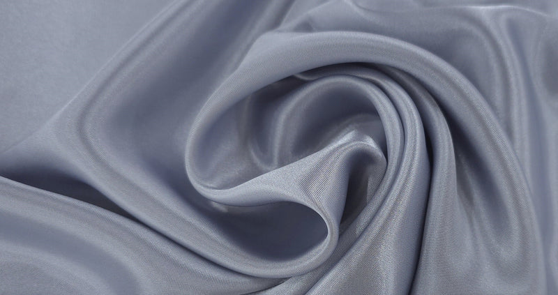 Lightweight Stretch Satin Light Steel Blue