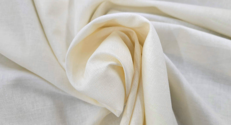 Linen Blend Off White