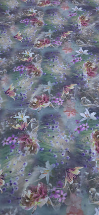 Linen Look Whimsical Garden