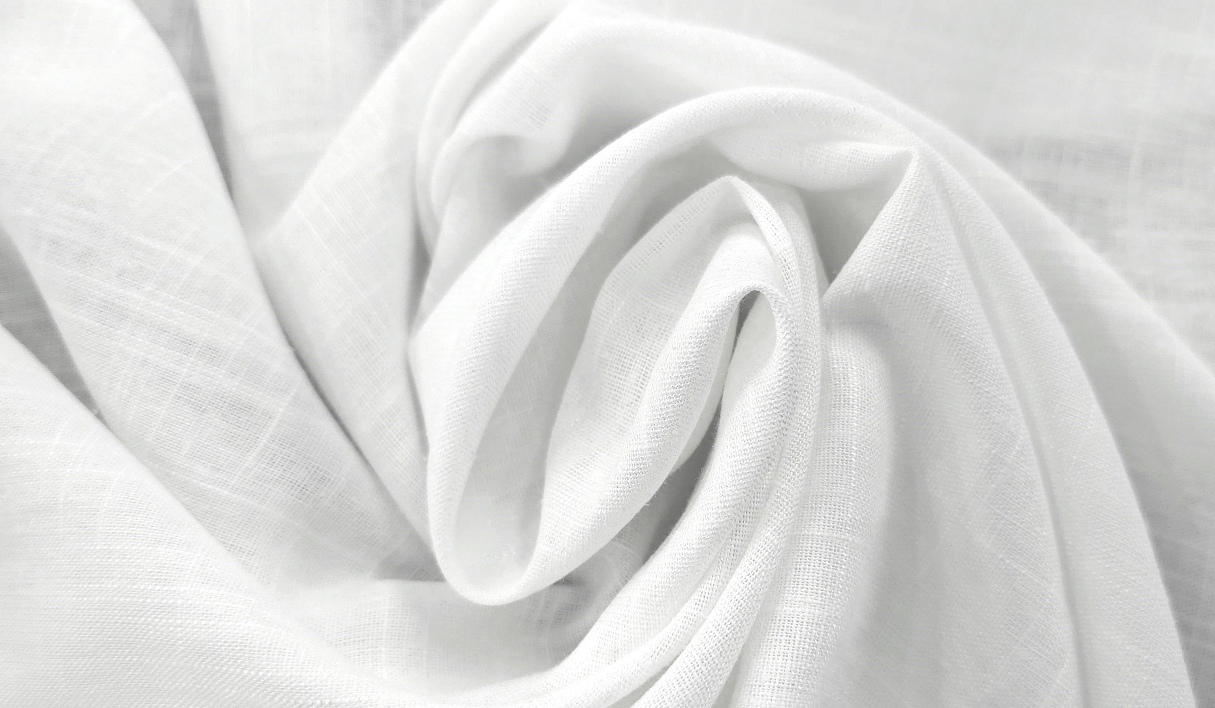 Linen Blend Shirting White