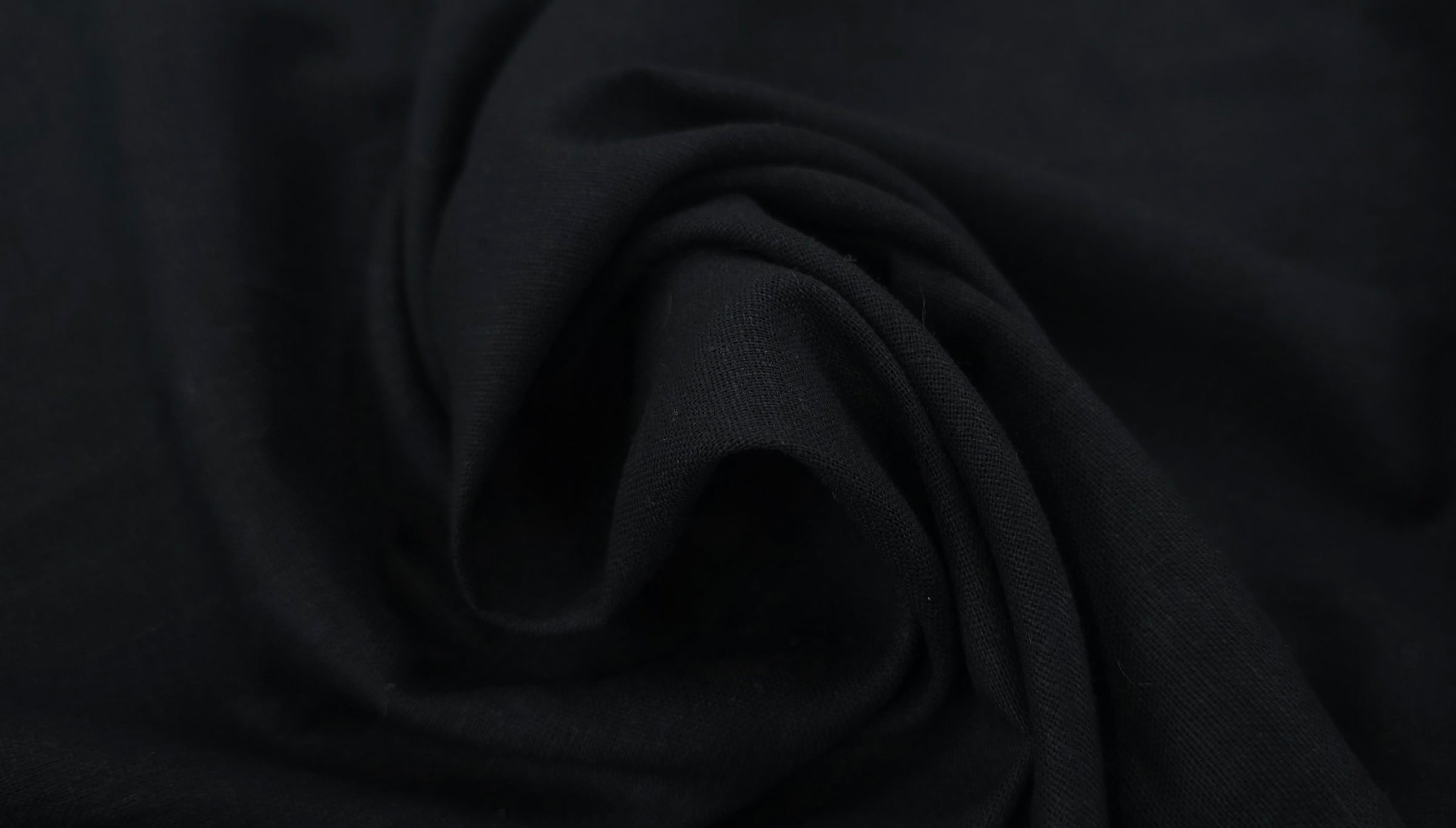Linen Viscose Black