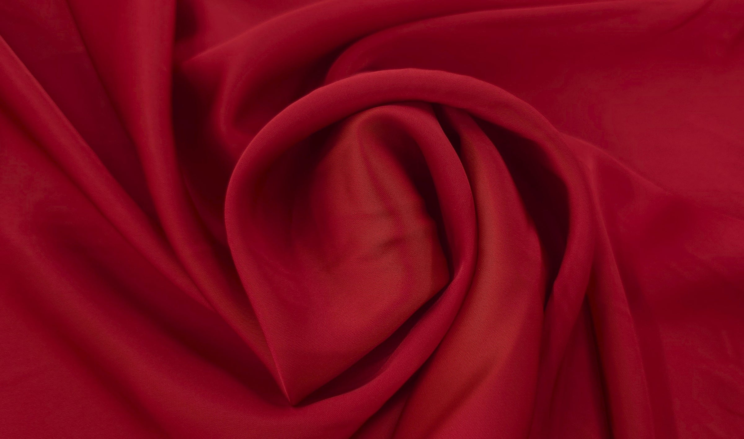 Luxe Stretch Satin Flame Red