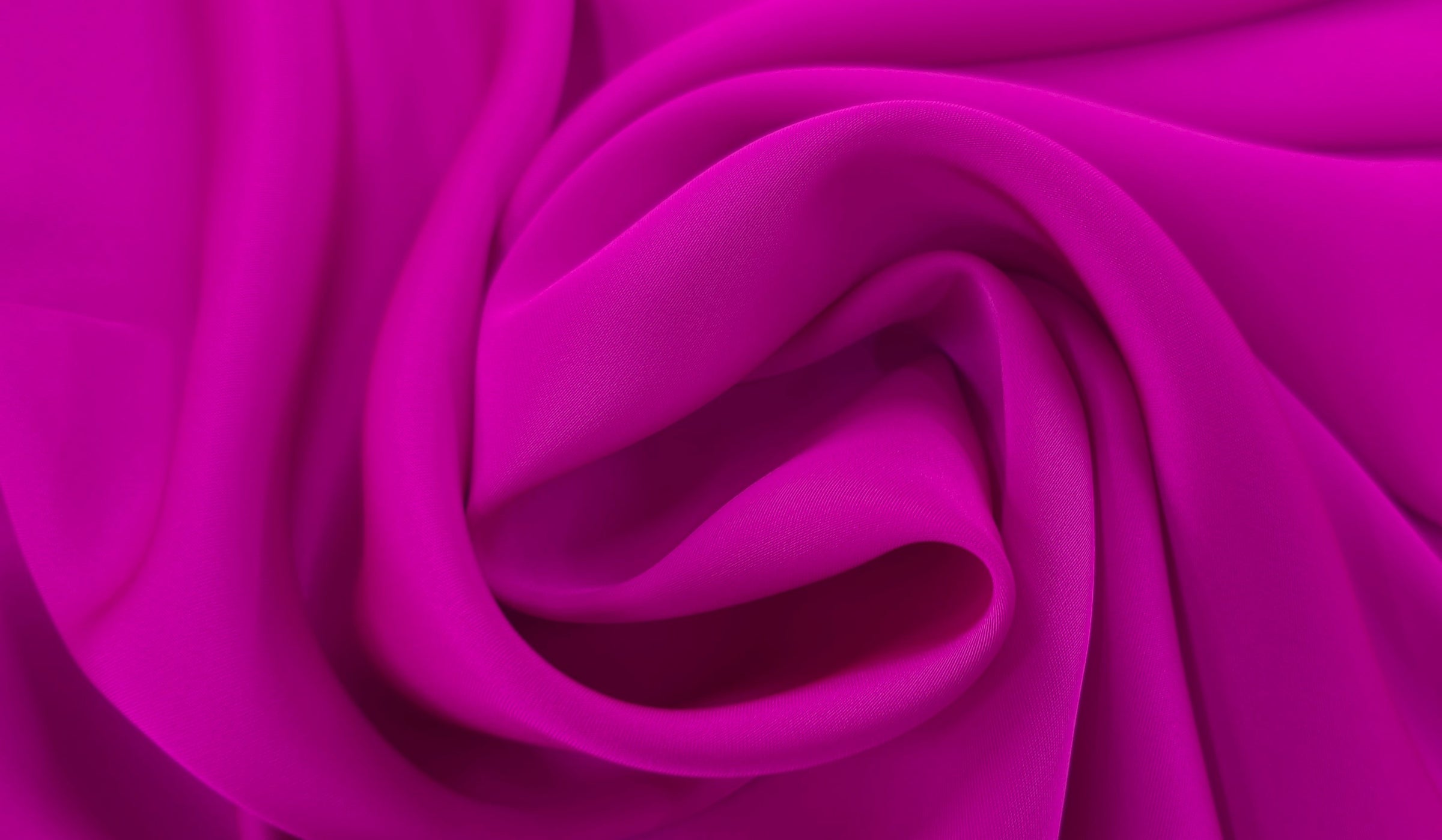 Luxe Stretch Satin Fuschia Pink