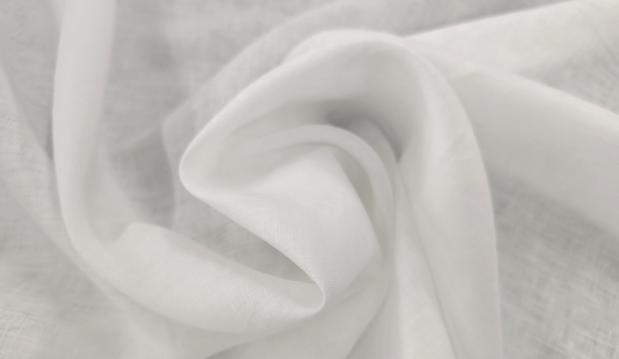 Medium Weight Linen White