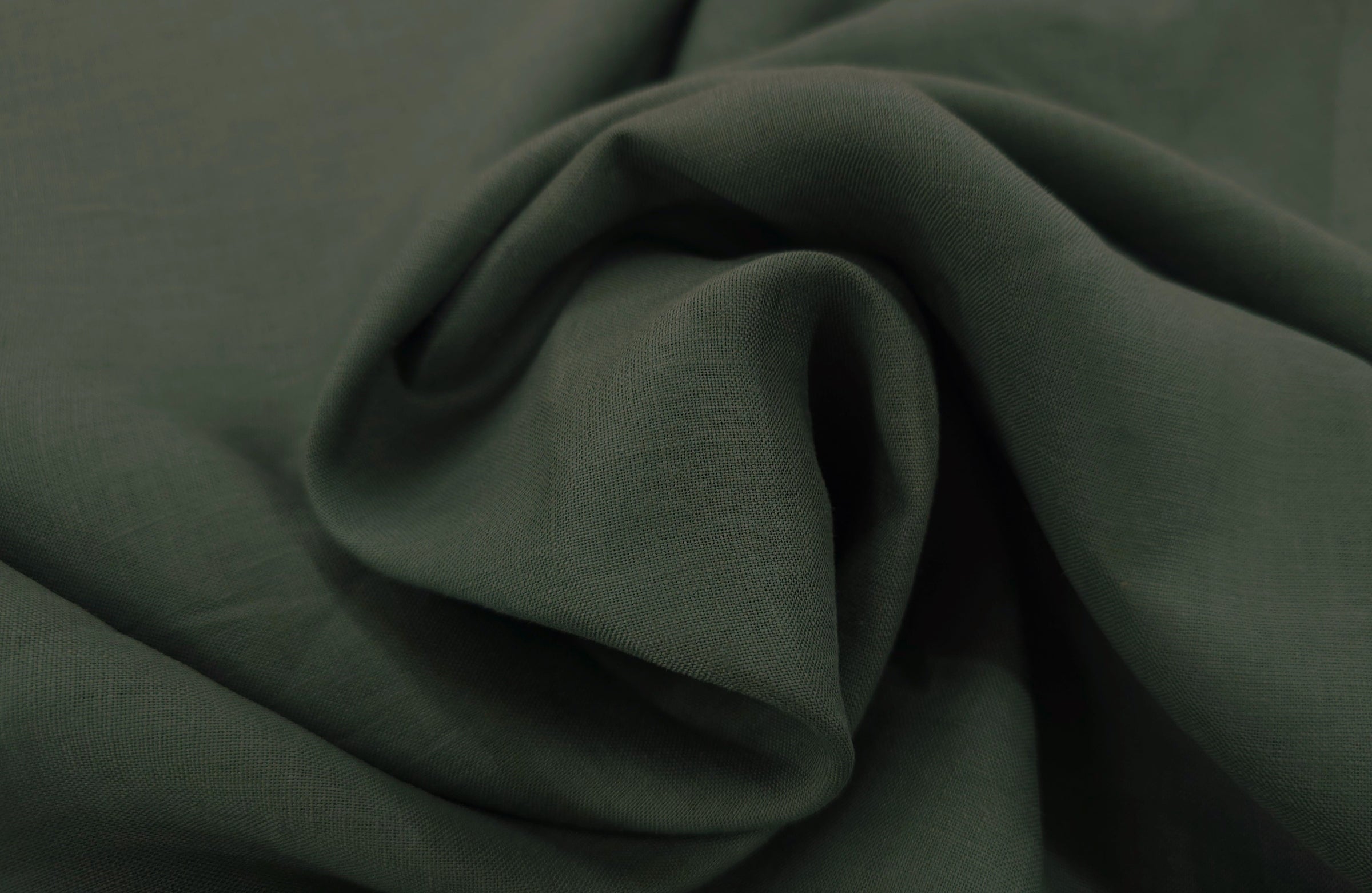 Medium Weight Linen Olive