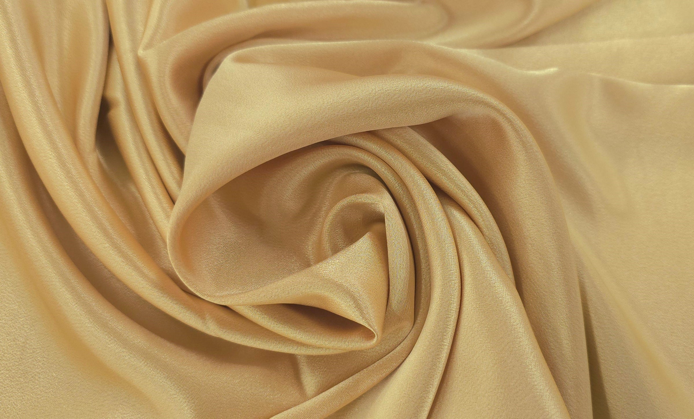 Medium Weight Stretch Satin Butter