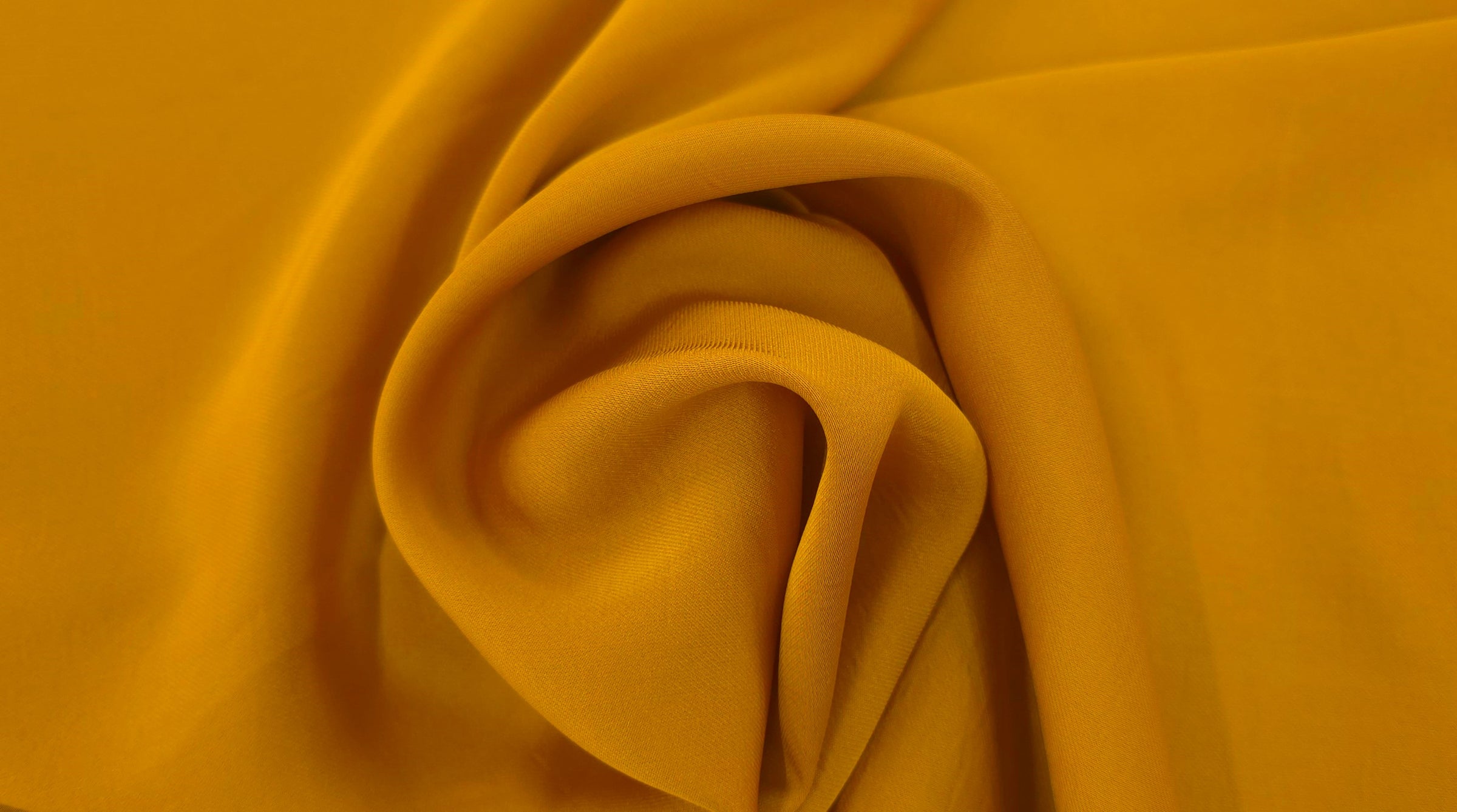 Medium Weight Stretch Satin Mango