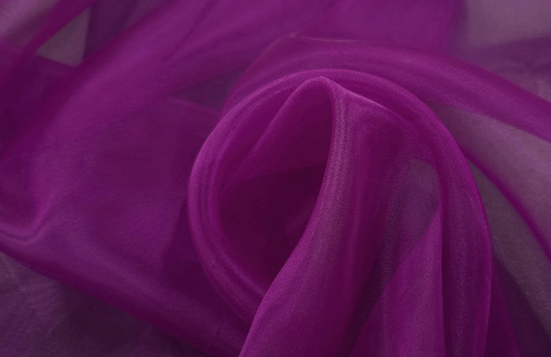 Organza Shiny Magenta