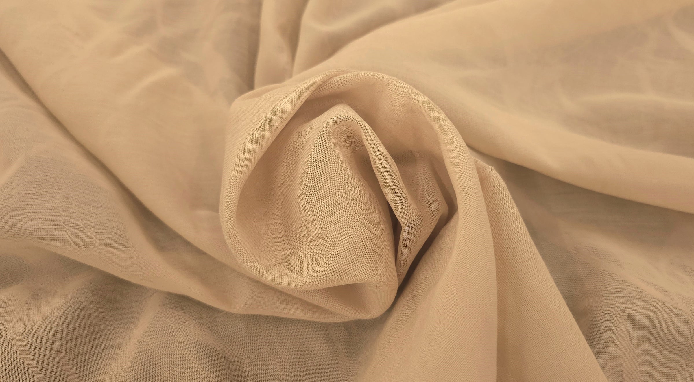 Patterned Voile Nude