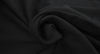 Poly Cotton Wide Ribbing Black