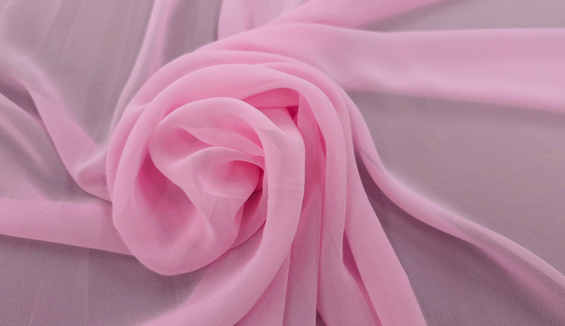 Polyester Chiffon Petal Pink