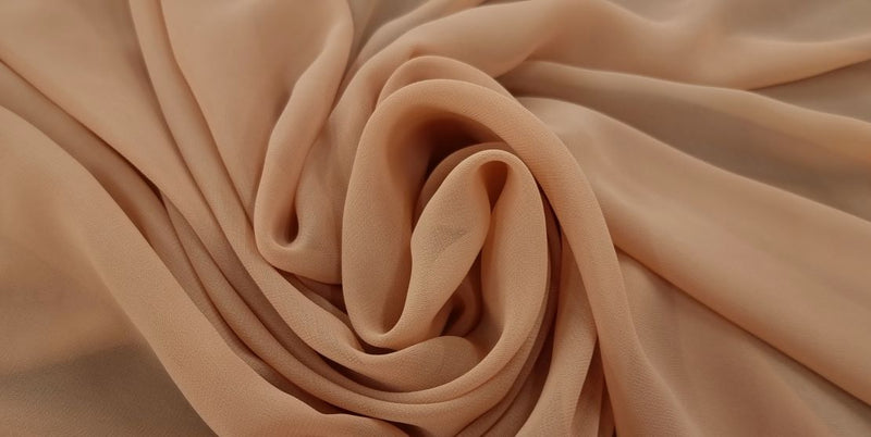 Polyester chiffon flesh