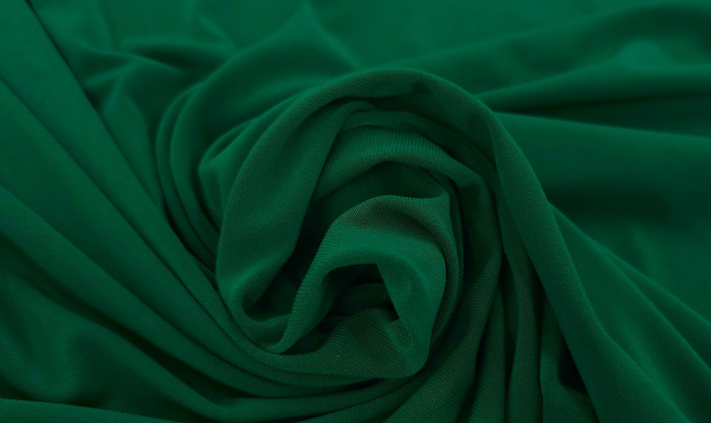 Polyester Knit Forest Green