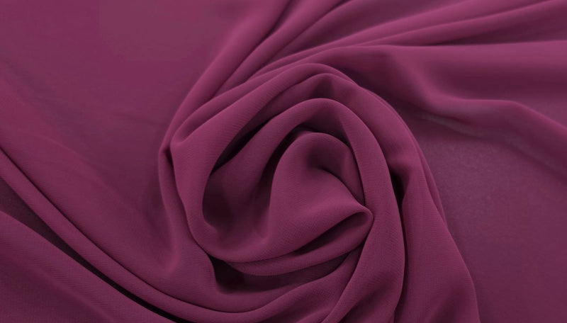 Polyester Chiffon Berry