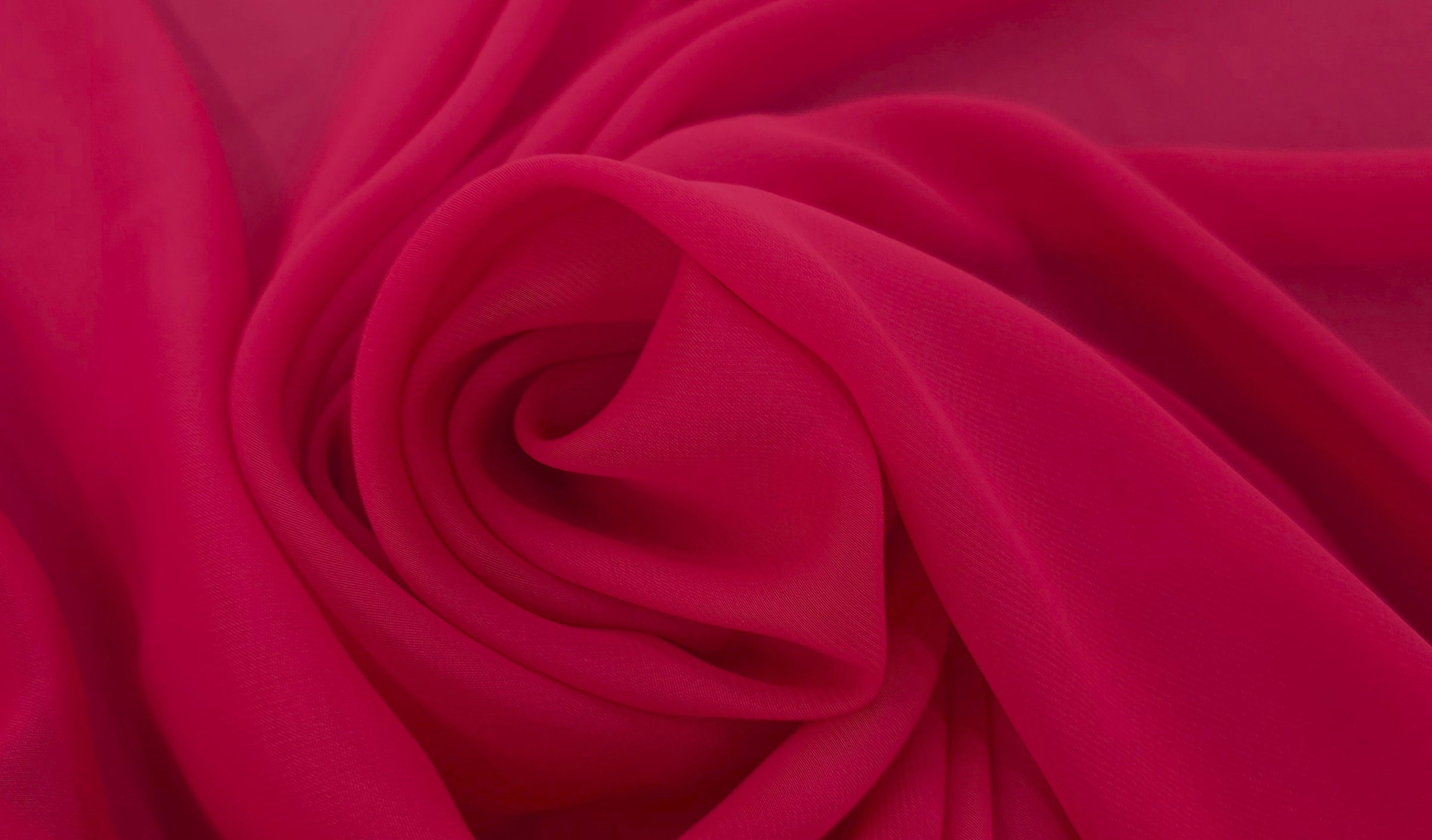 Polyester Chiffon Cherry Pink