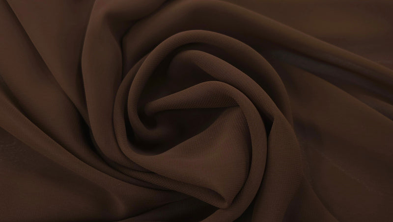 Polyester Chiffon Mocha
