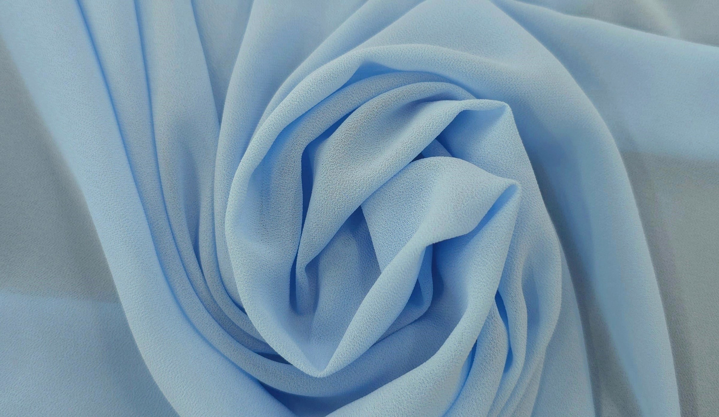Polyester Chiffon Sky Blue