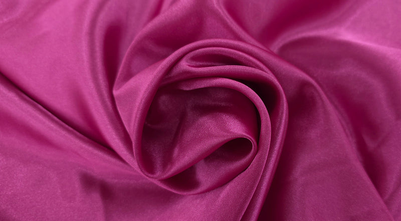 Polyester Satin Cerise Pink