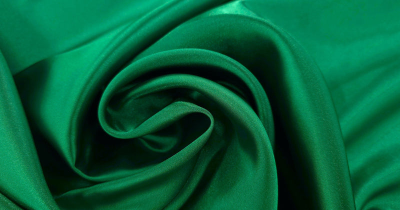 Polyester Satin Emerald