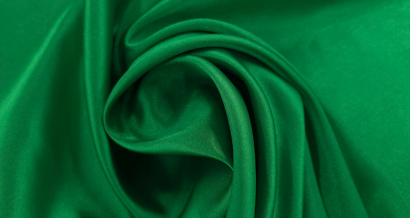 Polyester Satin Kelly Green