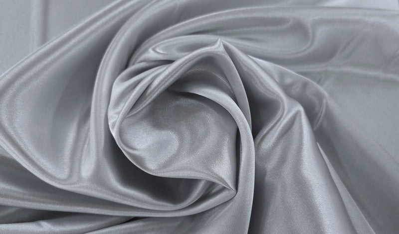 Polyester Satin Light Silver