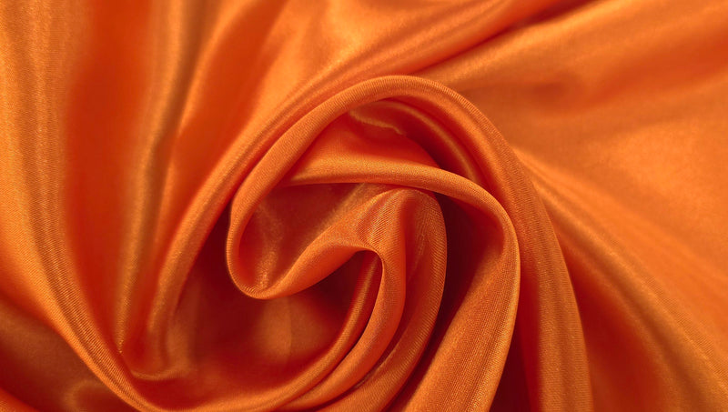 Polyester Satin Orange