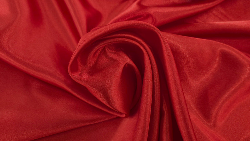 Polyester Satin Red