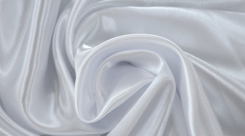 Polyester Satin White