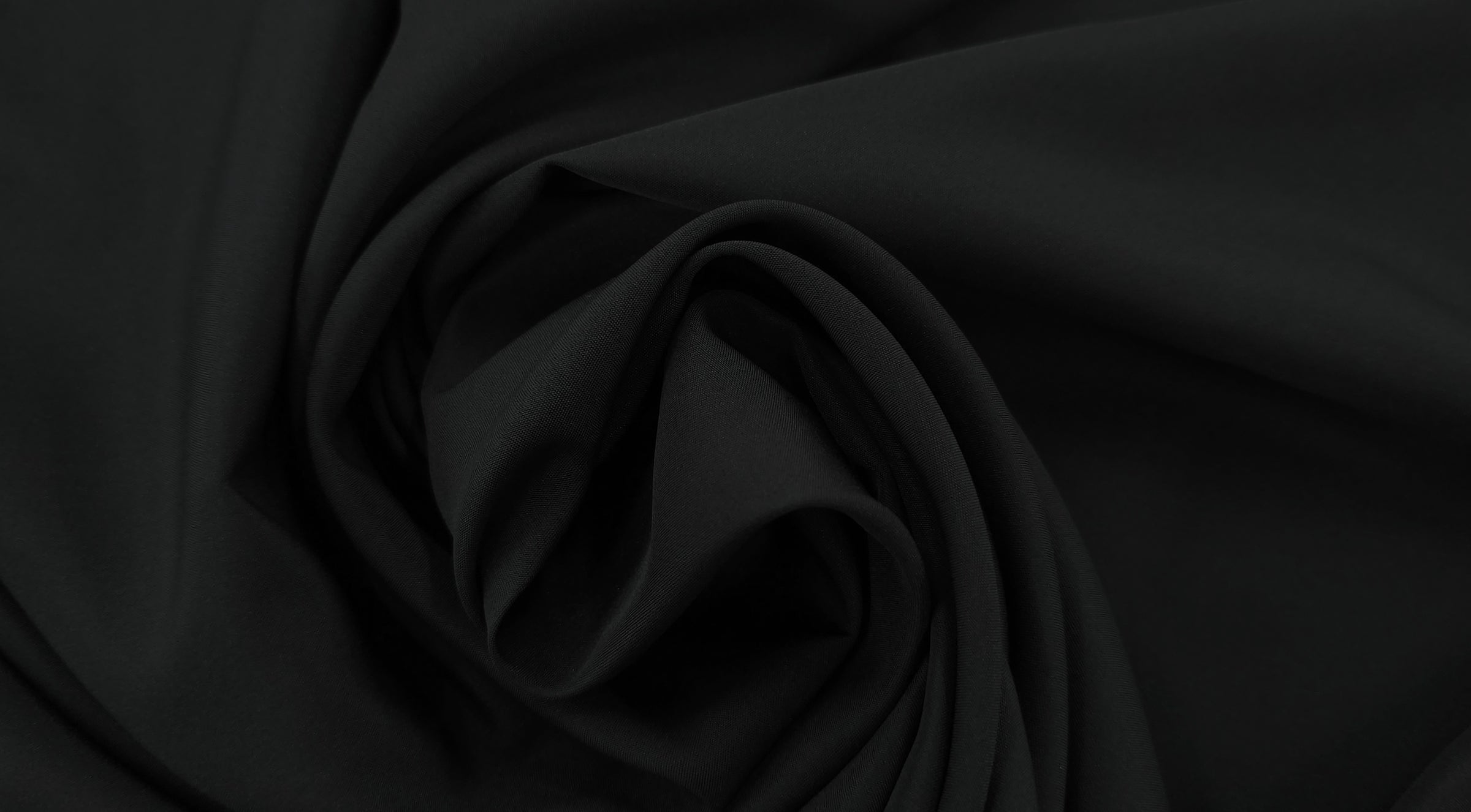 Pongee Polyester Lining Black
