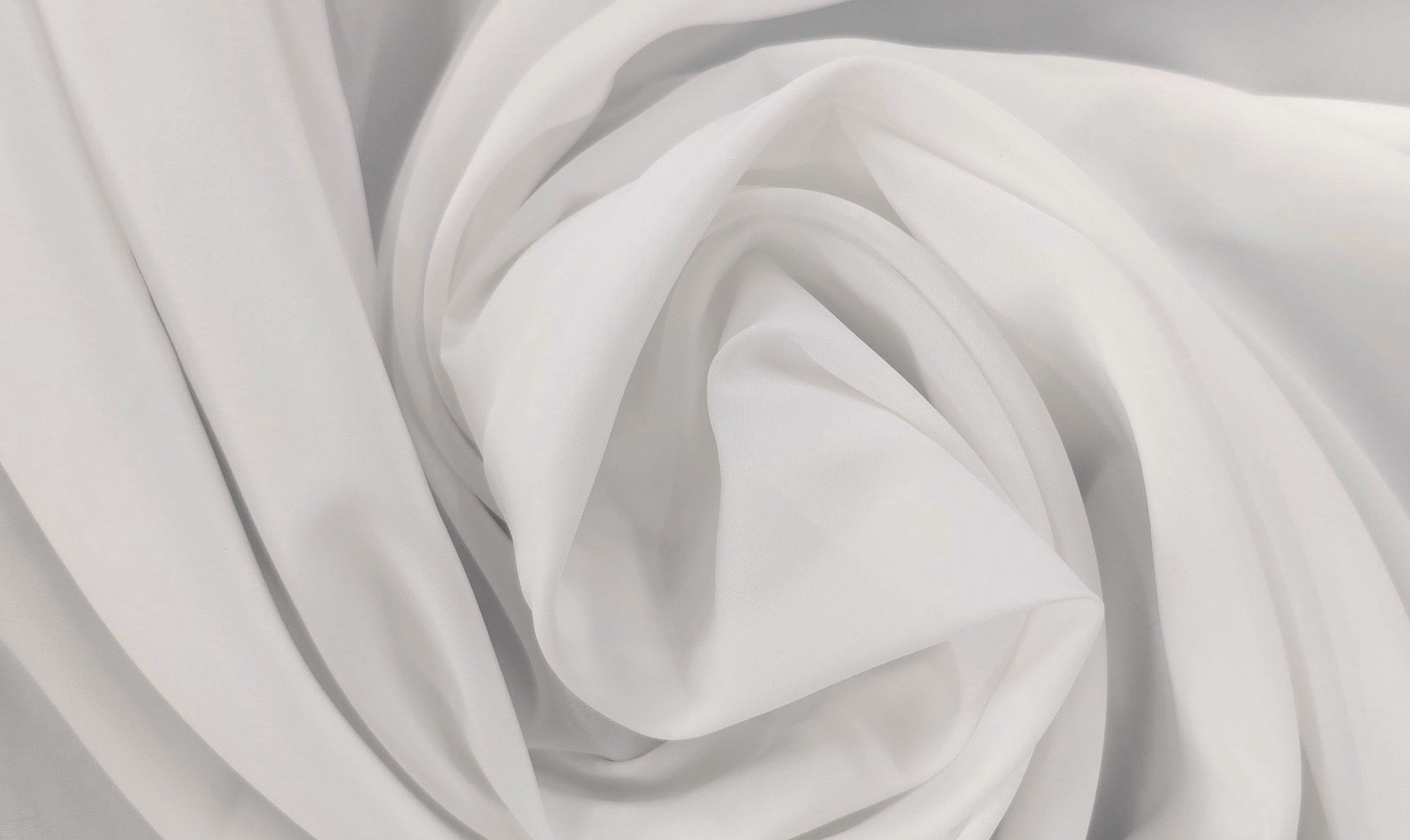 Pongee Polyester Lining White