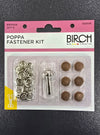 Poppa Fastener Kit Bronze