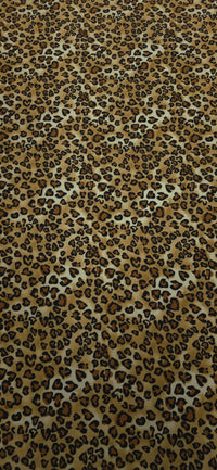 Printed Polyester Leopard Hearts 1