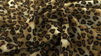 Printed Polyester Leopard Hearts 2