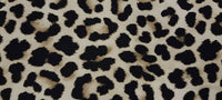 Printed knit leopard spots