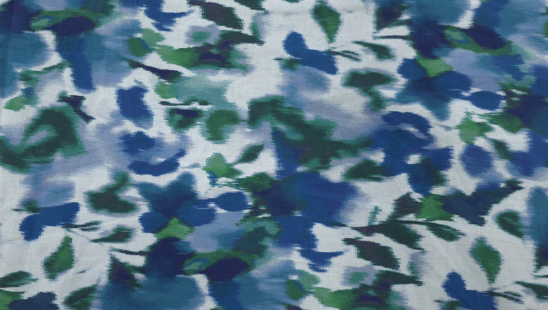 Printed Cotton Ocean Mirage
