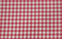 Printed Polyester Tablecloth Check Red