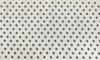 Printed Rayon White Polka